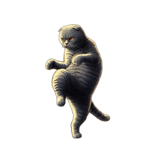 animal, creature, staff, jacket transparent PNG cut-out