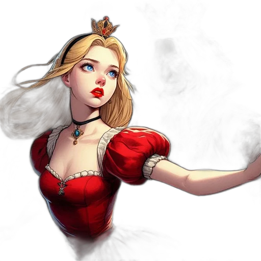dress, crown, concept art, fantasy art transparent PNG cut-out