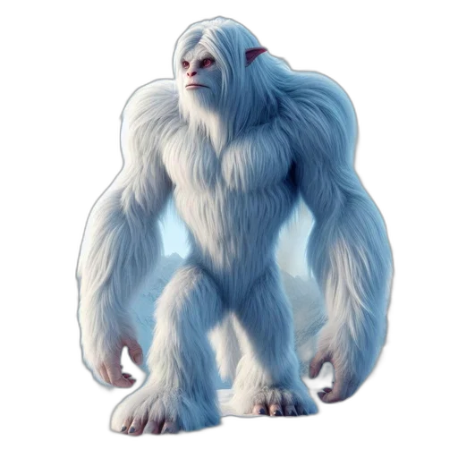 creature, animal, hair, concept art transparent PNG cut-out