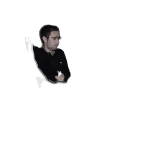 jacket, staff, face, creature transparent PNG cut-out