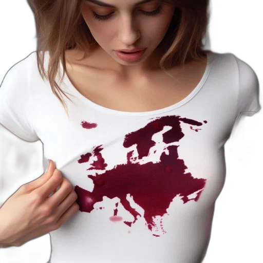 dress, face, photorealistic, red transparent PNG cut-out