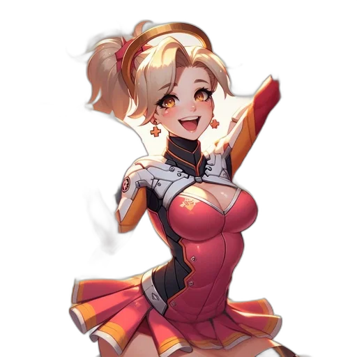 staff, dress, weapon, robot transparent PNG cut-out