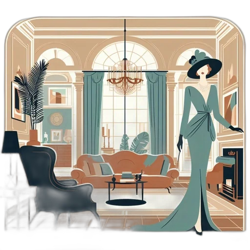 furniture, dress, concept art, cartoon transparent PNG cut-out