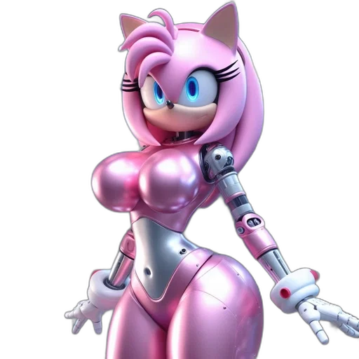 robot, weapon, 3d render, concept art transparent PNG cut-out