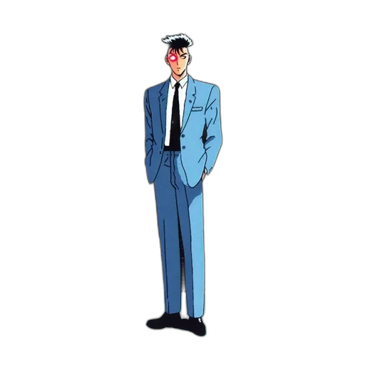 staff, jacket, robot, hat transparent PNG cut-out