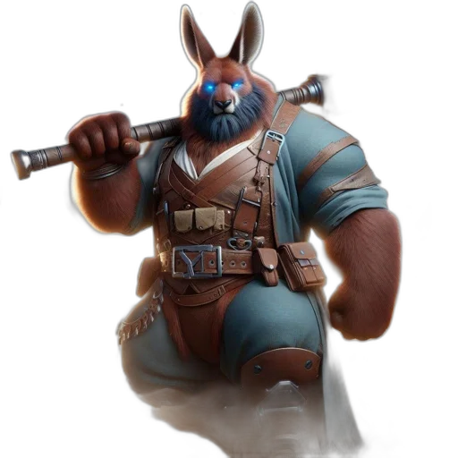 weapon, animal, staff, mask transparent PNG cut-out