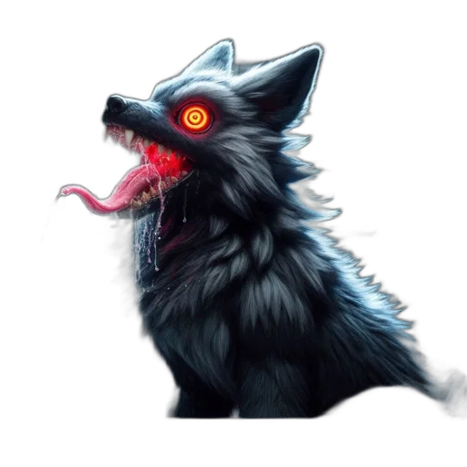 creature, animal, dragon, staff transparent PNG cut-out