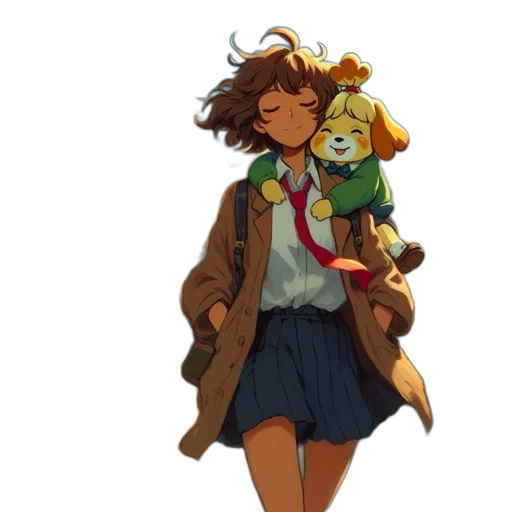 jacket, staff, crown, dress transparent PNG cut-out