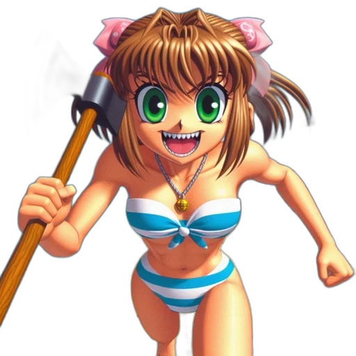 staff, weapon, creature, animal transparent PNG cut-out