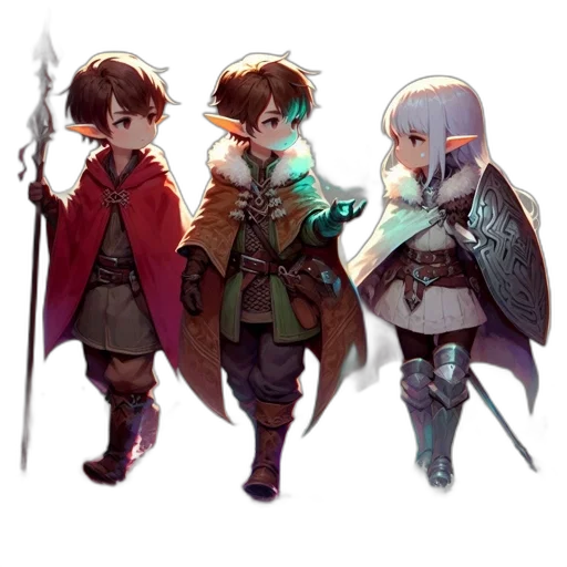 staff, sword, fantasy art, pixel art transparent PNG cut-out