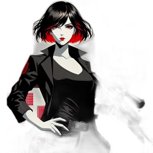 jacket, dress, mask, concept art transparent PNG cut-out