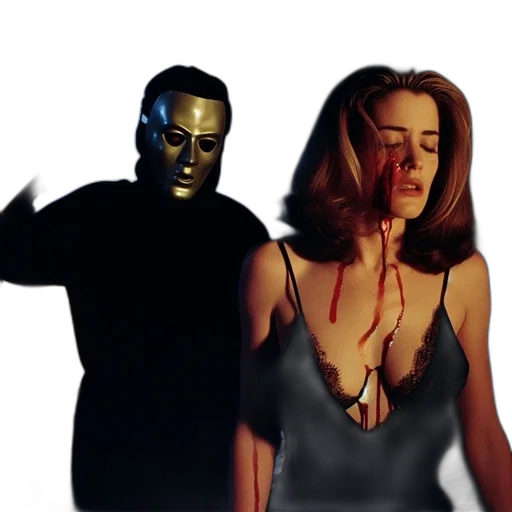 mask, vaporwave, concept art, fire transparent PNG cut-out