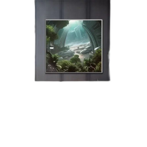 dragon, tree, robot, creature transparent PNG cut-out