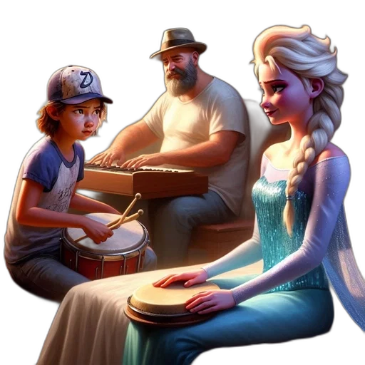 hat, concept art, comic book art, fantasy art transparent PNG cut-out