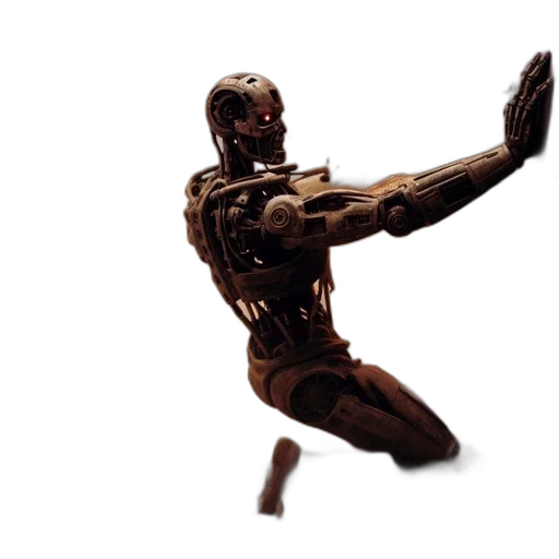 robot, weapon, creature, 3d render transparent PNG cut-out