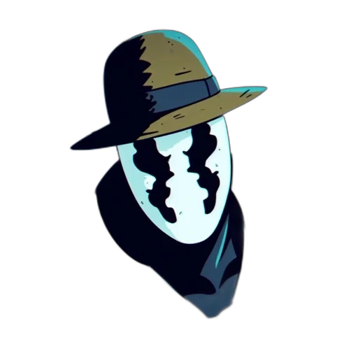 hat, mask, staff, jacket transparent PNG cut-out