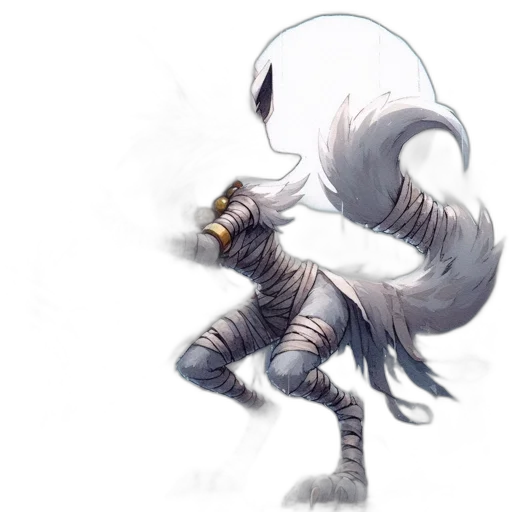 dragon, creature, staff, sword transparent PNG cut-out