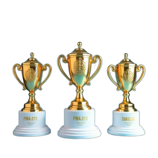 crown, 3d render, three, golden transparent PNG cut-out