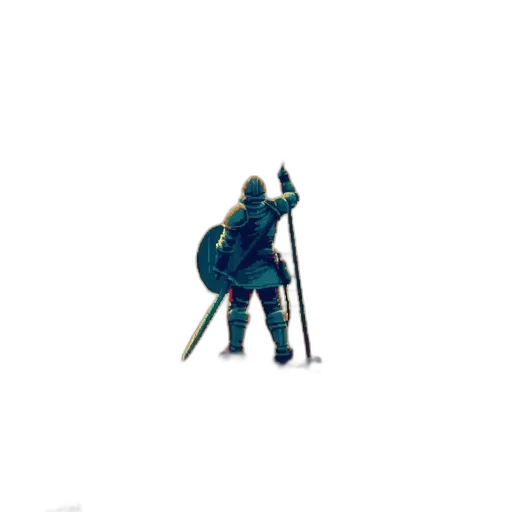 sword, staff, weapon, robot transparent PNG cut-out