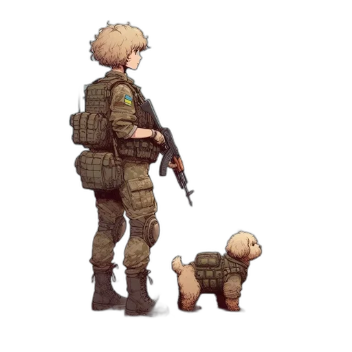 weapon, animal, staff, creature transparent PNG cut-out