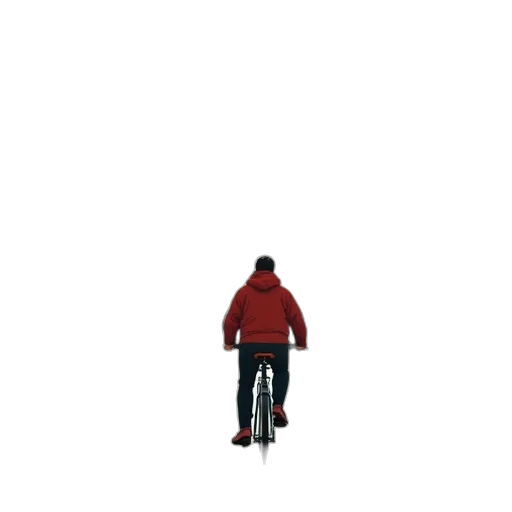jacket, staff, robot, creature transparent PNG cut-out
