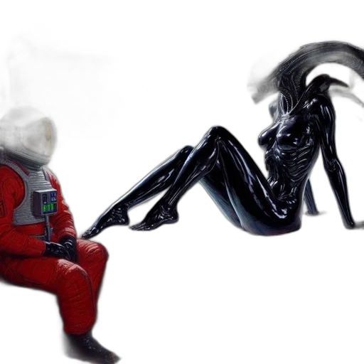 creature, mask, robot, concept art transparent PNG cut-out