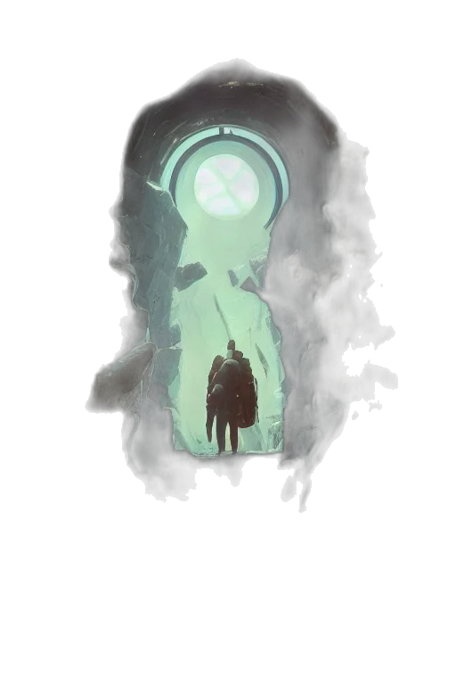 creature, mask, sword, robot transparent PNG cut-out
