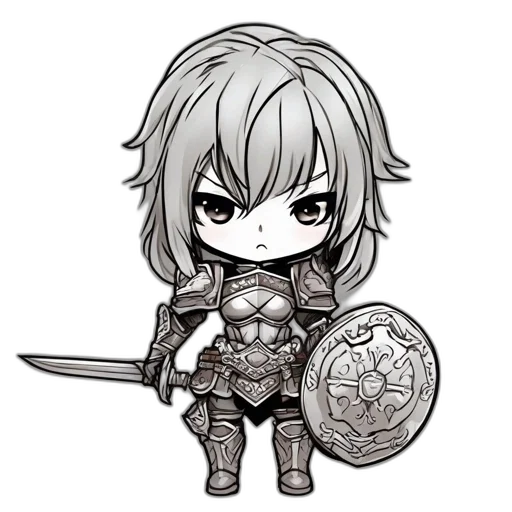 sword, weapon, fantasy art, cartoon transparent PNG cut-out
