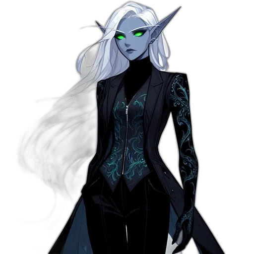 staff, jacket, dress, concept art transparent PNG cut-out