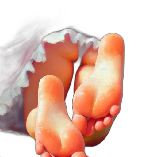 shoes, mask, photorealistic, 3d render transparent PNG cut-out
