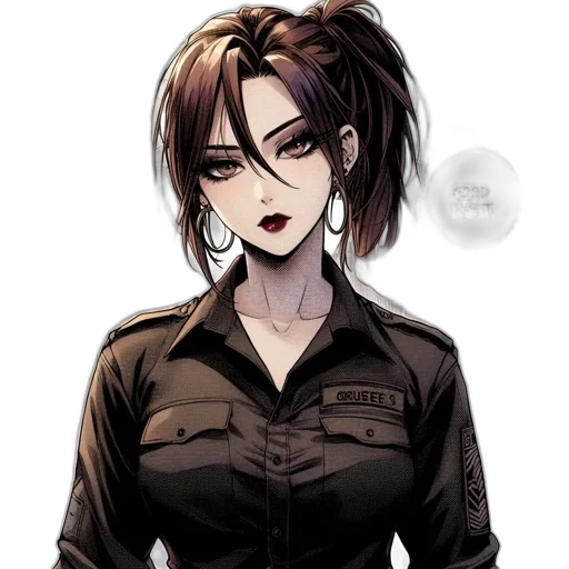 staff, jacket, face, cartoon transparent PNG cut-out