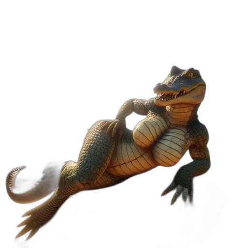 dragon, animal, creature, staff transparent PNG cut-out