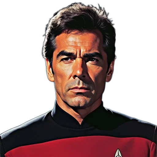 staff, face, comic book art, photorealistic transparent PNG cut-out