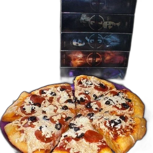 food, fire, pizza, pepperoni transparent PNG cut-out