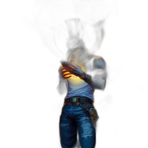 weapon, mask, robot, jacket transparent PNG cut-out