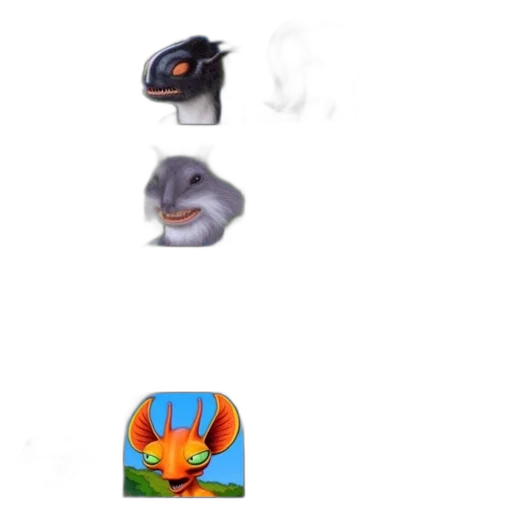 mask, dragon, creature, face transparent PNG cut-out