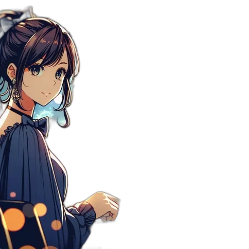 dress, staff, umbrella, weapon transparent PNG cut-out