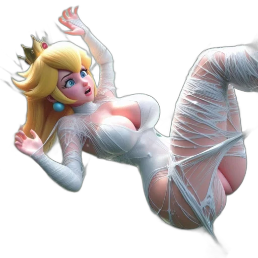 dress, creature, concept art, 3d render transparent PNG cut-out