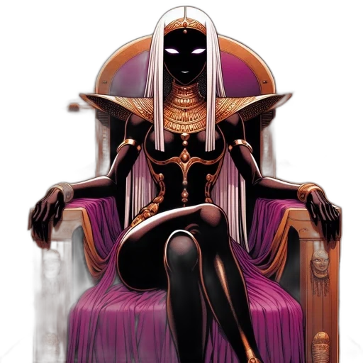 robot, crown, dress, furniture transparent PNG cut-out