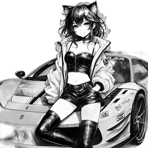 car, animal, jacket, weapon transparent PNG cut-out