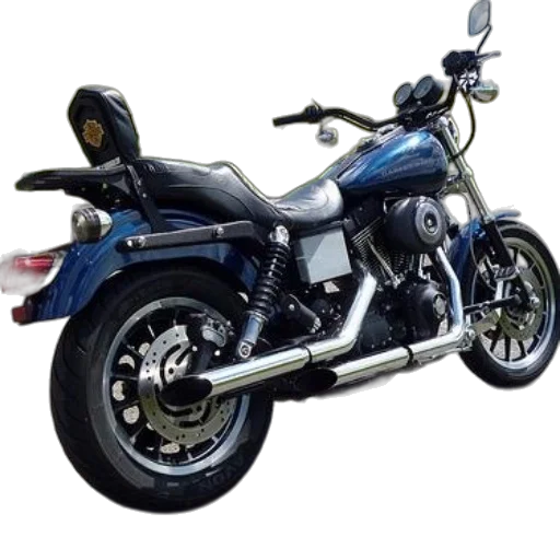 photorealistic, 3d render, blue, harley-davidson transparent PNG cut-out