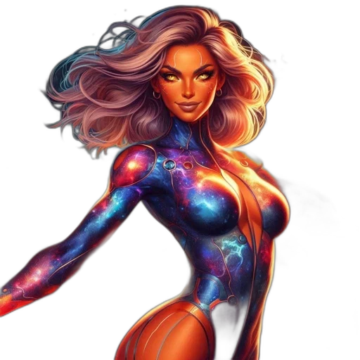 comic book art, concept art, fantasy art, cartoon transparent PNG cut-out