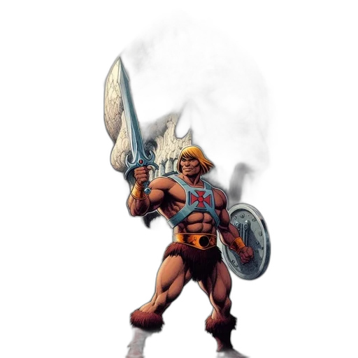 sword, weapon, staff, fantasy art transparent PNG cut-out