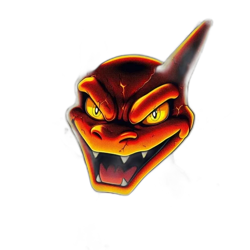 mask, dragon, staff, face transparent PNG cut-out