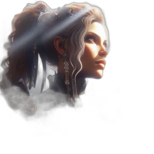 face, staff, mask, concept art transparent PNG cut-out