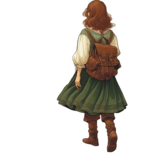 dress, jacket, concept art, fantasy art transparent PNG cut-out