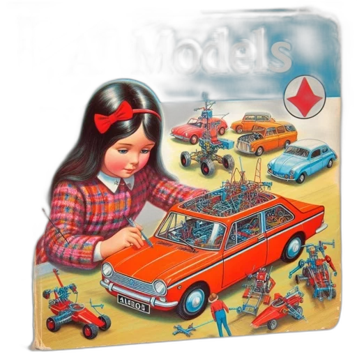 car, robot, jewelry, photorealistic transparent PNG cut-out