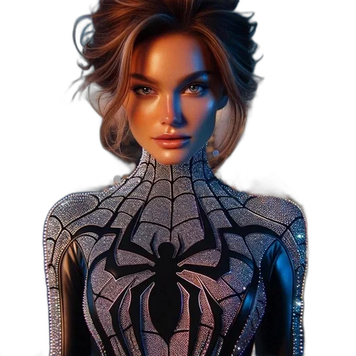 mask, dress, hair, jacket transparent PNG cut-out