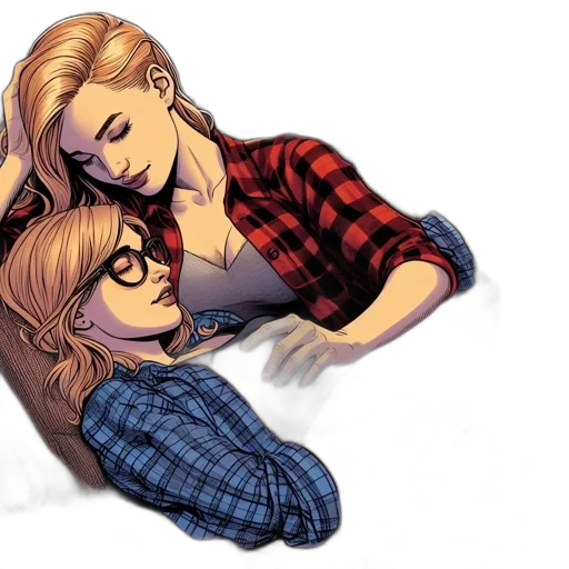 comic book art, concept art, cartoon, pixel art transparent PNG cut-out
