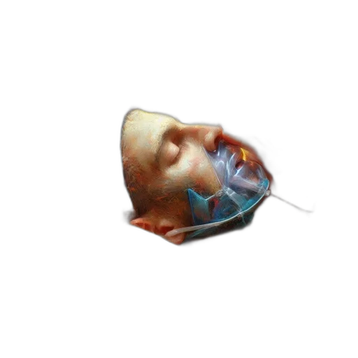 mask, face, staff, creature transparent PNG cut-out
